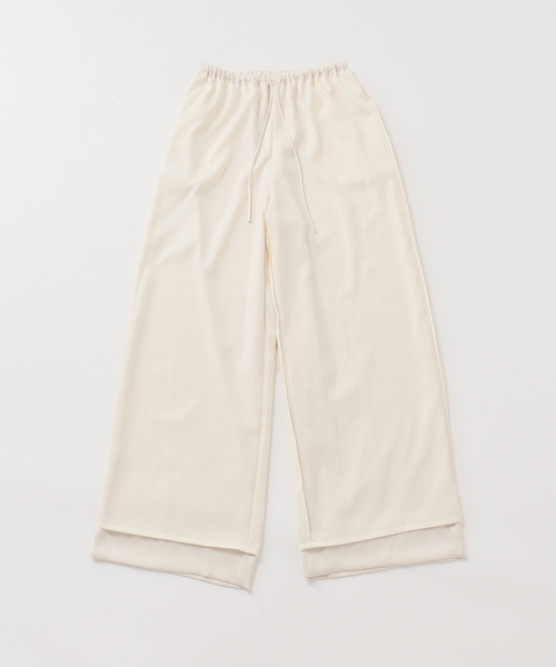 plage(プラージュ)の「《追加》dull satin relax パンツ(その他パンツ・レディース・アイボリー/ブラック・36/38/34)」の19枚目の写真