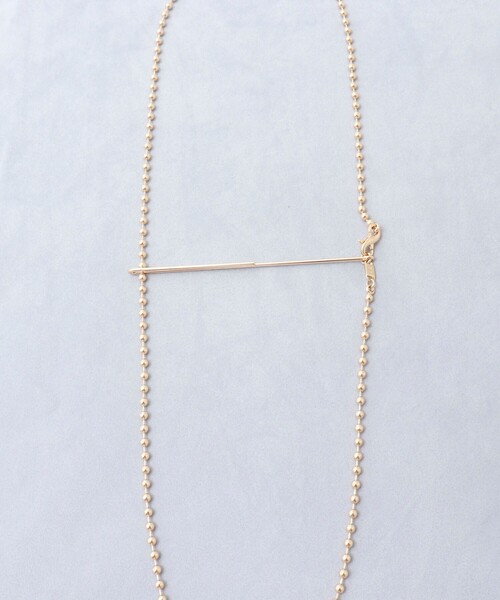 grace grace （グラスグラス）の「【grace grace/グラスグラス】ロングフックボールアレンジネックレス（ネックレス・レディース・ゴールド/シルバー・FREE）」の9枚目の写真