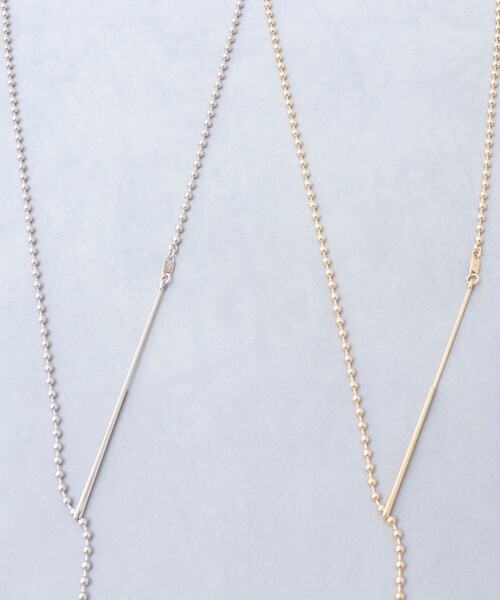 grace grace （グラスグラス）の「【grace grace/グラスグラス】ロングフックボールアレンジネックレス（ネックレス・レディース・ゴールド/シルバー・FREE）」の13枚目の写真