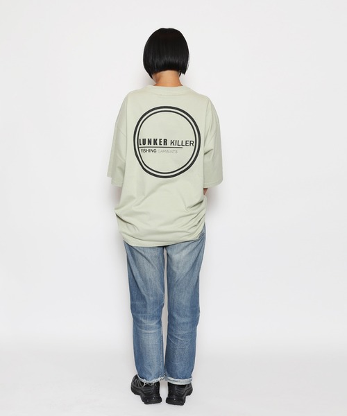 LUNKER KILLER（ランカーキラー）の「"LK CIRCLE" BIG -Tee（Tシャツ/カットソー・メンズ・ブラック/グリーン/ホワイト・XL/L）」の3枚目の写真