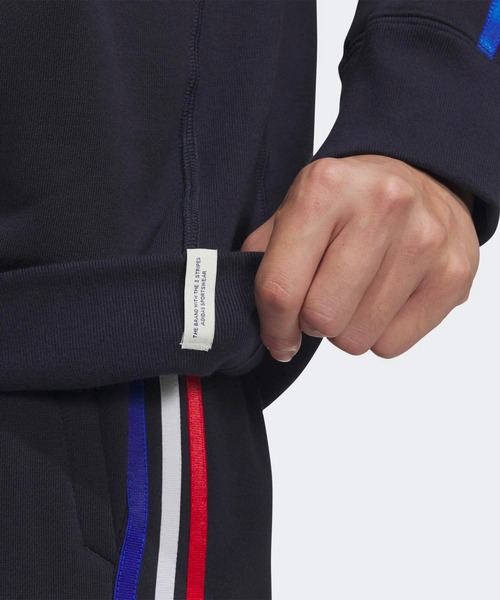 adidas(アディダス)の「エッセンシャルズ プラス ルーズフィット スリーストライプス フレンチテリー スウェットシャツ / トレーナー / アディダス adidas(スウェット・メンズ・グレー/ブルー/カーキ/ブラック・XX-LARGE/3XL/LARGE/MEDIUM/SMALL/X-LARGE/X-SMALL)」の19枚目の写真