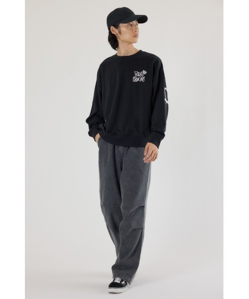 RODEO CROWNS WIDE BOWL（ロデオクラウンズワイドボウル）の「BRIDGE BEARスウェットトップス（スウェット・レディース・ブラック/ブラウン/オフホワイト/ピンク/グレー×ホワイト・FREE）」の17枚目の写真