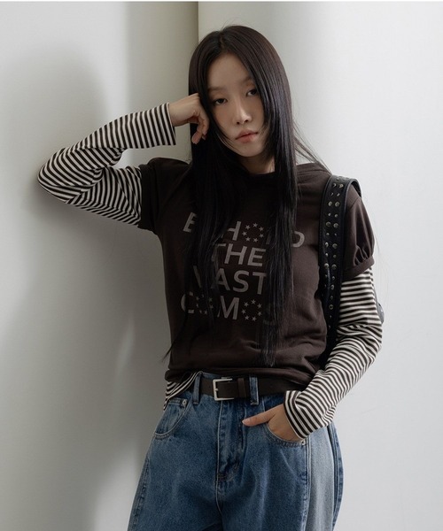 3.3 Field Trip （3.3フィールドトリップ）の「3.3 Field Trip／ツートンデニムパンツ（デニムパンツ・レディース・ブラック/ブルー・SMALL）」の18枚目の写真