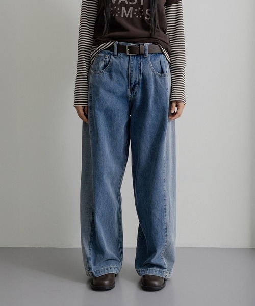 売却済です。Lサイズ3.3 Field Trip　suです。 セール】3.3 Field Trip／レオパードパンツ（デニムパンツ）｜3.3