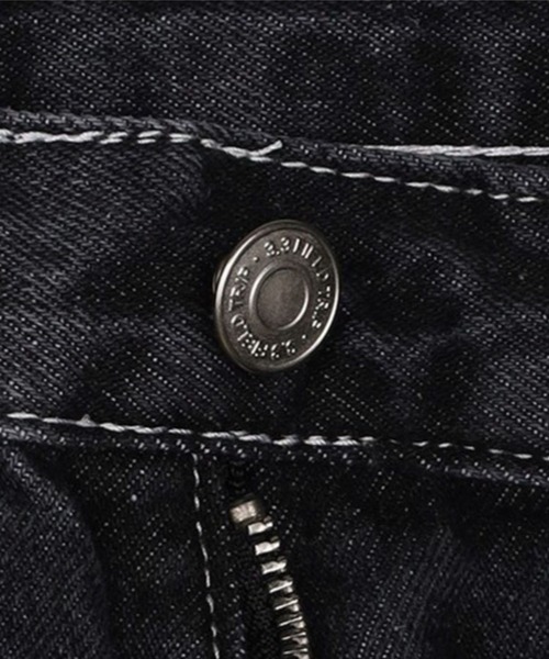 3.3 Field Trip （3.3フィールドトリップ）の「3.3 Field Trip／ツートンデニムパンツ（デニムパンツ・レディース・ブラック/ブルー・SMALL）」の5枚目の写真