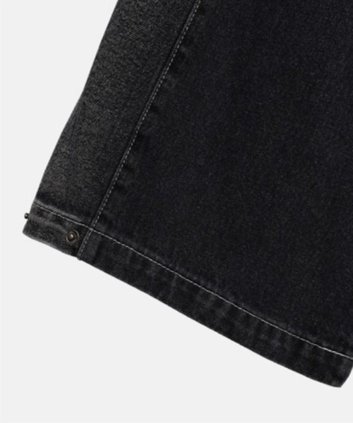 3.3 Field Trip （3.3フィールドトリップ）の「3.3 Field Trip／ツートンデニムパンツ（デニムパンツ・レディース・ブラック/ブルー・SMALL）」の6枚目の写真