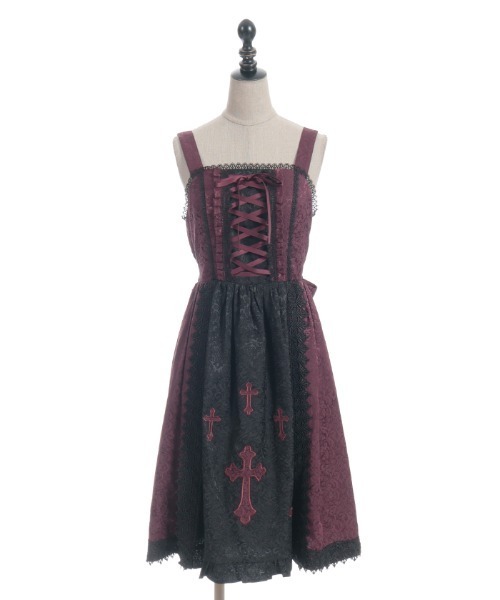 Chalmiere（シャルミエール）の「クロスモチーフジャンスカ
