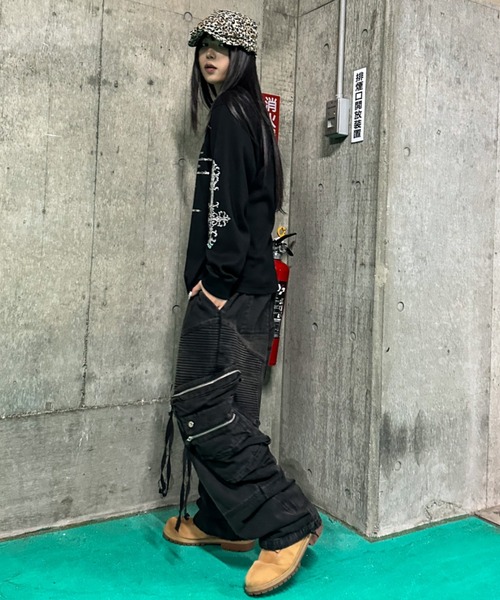 A'GEM/9 × .kom 『A'GEM/9/エージェムナイン』 蛇腹カーゴパンツ