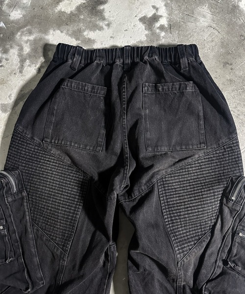 A'GEM/9 × .kom 『A'GEM/9/エージェムナイン』 蛇腹カーゴパンツ