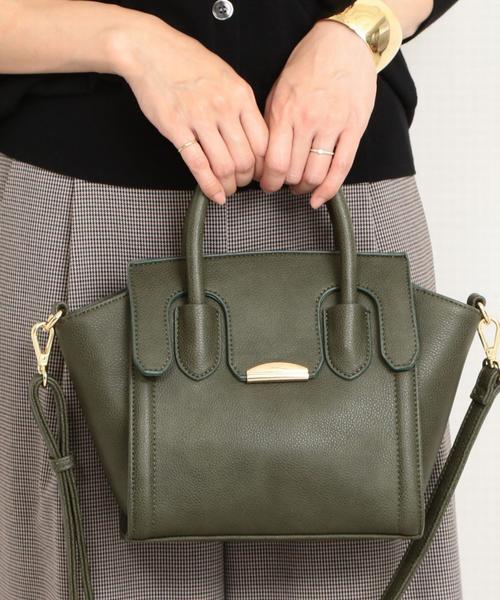 BEAUTY&YOUTH UNITED ARROWS（ビューティーアンドユースユナイテッドアローズ）の「BY∴ フラップメタルミニトートバッグ 2 -2WAY-  ◆（トートバッグ・レディース・モカ/ブラック/オフホワイト/ライトグレー/ライトブルー/オリーブ・ﾌﾘ-/FREE）」の21枚目の写真