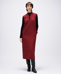 cloenc（クロエンス）の「【マシンウォッシュ】キーネックジャンパースカート（ワンピース）」