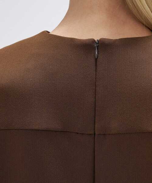 cloenc(クロエンス)の「【マシンウォッシュ】キーネックジャンパースカート(ワンピース・レディース・ブラック/ダークブラウン/ボルドー・02/01/03)」の15枚目の写真