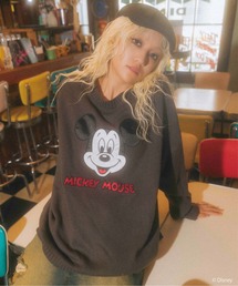 4GEEKs by SPIRALGIRL（フォーギークスバイスパイラルガール）の「【Disney/ディズニー/ミッキーマウス】サテン刺しゅうニット（ニット/セーター）」