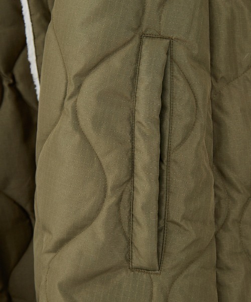 WEB限定】[TAION/タイオン] MILITARY キルティングダウンケープ