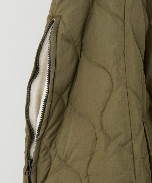 WEB限定】[TAION/タイオン] MILITARY キルティングダウンケープ