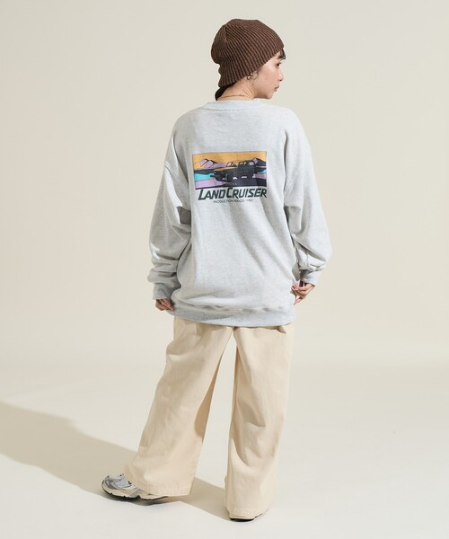 セール】ランクル60 バックプリント クルーネックスウェット