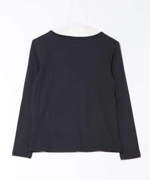 DAYRA(デイラ)の「ランダム リブ ストレッチ 長袖 カットソー(Tシャツ/カットソー・レディース・チャコールグレー・S/FREE)」の12枚目の写真