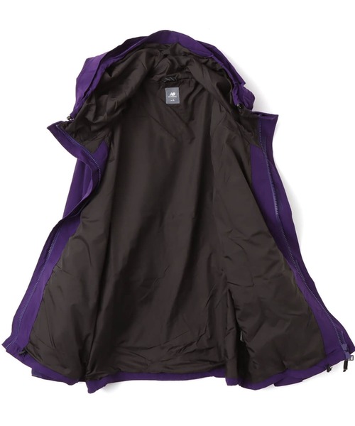 NEW BALANCE（ニューバランス）の「New Balance HOODED TASLAN JACKET / ニューバランス フーデット タスラン ジャケット（ナイロンジャケット・メンズ・ブラック/ホワイト/パープル・S/M/L/XL）」の6枚目の写真