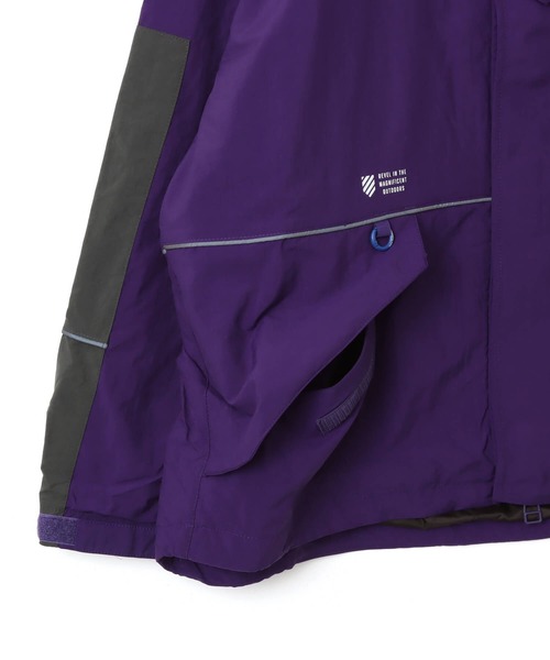 NEW BALANCE（ニューバランス）の「New Balance HOODED TASLAN JACKET / ニューバランス フーデット タスラン ジャケット（ナイロンジャケット・メンズ・ブラック/ホワイト/パープル・S/M/L/XL）」の8枚目の写真