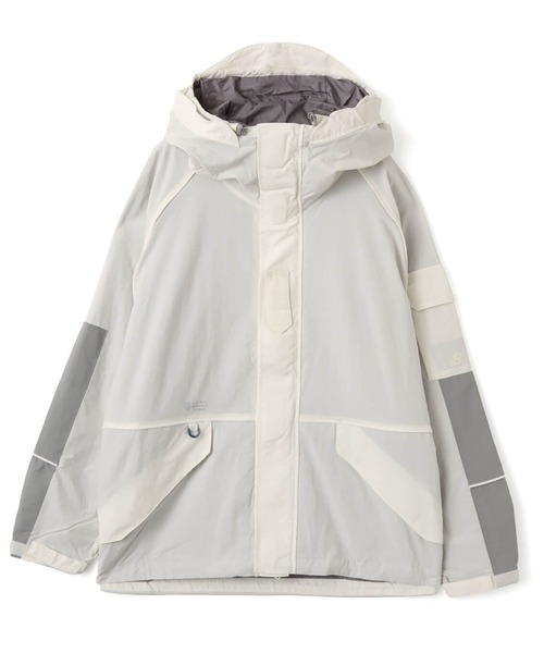 NEW BALANCE（ニューバランス）の「New Balance HOODED TASLAN JACKET / ニューバランス フーデット タスラン ジャケット（ナイロンジャケット・メンズ・ブラック/ホワイト/パープル・S/M/L/XL）」の11枚目の写真