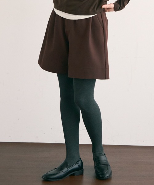 Trish(トリッシュ)の「TPUツイルタックハーフパンツ(その他パンツ・レディース・アイボリー/カーキ/ダークブラウン・MEDIUM)」の15枚目の写真