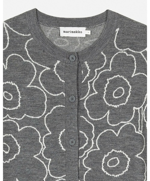 marimekko（マリメッコ）の「Villi Piirto Unikko / cardigan