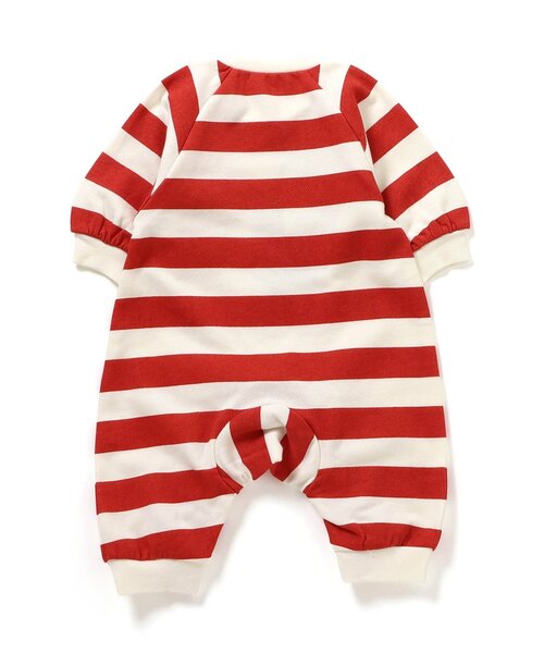 Ampersand（アンパサンド）の「【リンク】バラエティ裏毛カバーオール（ロンパース・キッズ・グレー/ベージュ/チャコール/キナリ/ラベンダー/マスタード・60/70/80）」の11枚目の写真