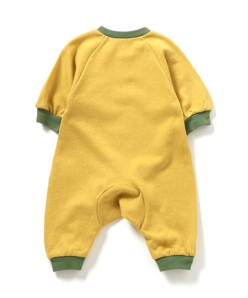 Ampersand（アンパサンド）の「【リンク】バラエティ裏毛カバーオール（ロンパース・キッズ・グレー/ベージュ/チャコール/キナリ/ラベンダー/マスタード・60/70/80）」の10枚目の写真