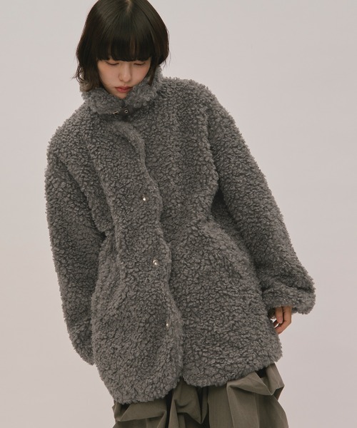 loin nuit（ロワンニュイ）の「nuance button poodle coat