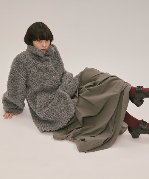 loin nuit（ロワンニュイ）の「nuance button poodle coat