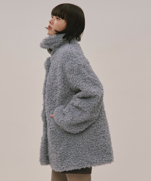 loin nuit（ロワンニュイ）の「nuance button poodle coat