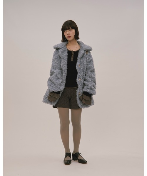 loin nuit（ロワンニュイ）の「nuance button poodle coat