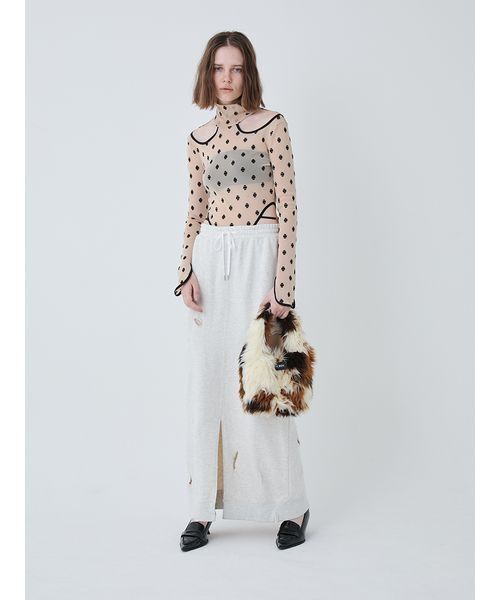 SORIN(ソリン )の「Long Fur Egg Tote/ロングファーエッグトートバッグ(トートバッグ・レディース・マルチ/アニマル/オフホワイト・F)」の7枚目の写真