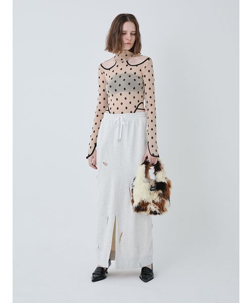 SORIN(ソリン )の「Long Fur Egg Tote/ロングファーエッグトートバッグ(トートバッグ・レディース・マルチ/アニマル/オフホワイト・F)」の11枚目の写真