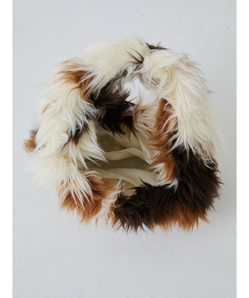 SORIN(ソリン )の「Long Fur Egg Tote/ロングファーエッグトートバッグ(トートバッグ・レディース・マルチ/アニマル/オフホワイト・F)」の12枚目の写真