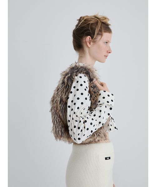 SORIN(ソリン )の「Long Fur Egg Tote/ロングファーエッグトートバッグ(トートバッグ・レディース・マルチ/アニマル/オフホワイト・F)」の20枚目の写真