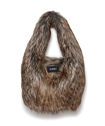 SORIN（ソリン　）の「Long Fur Egg Tote/ロングファーエッグトートバッグ（トートバッグ）」