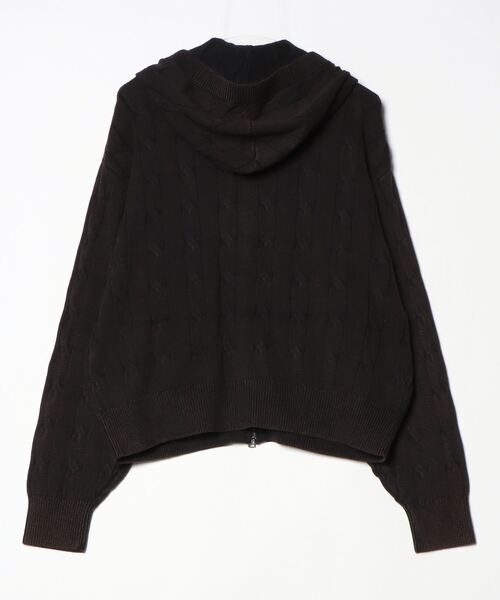 A BATHING APE ジップアップニット AAPE ZIP UP KNIT HOODIE（ニット