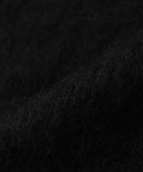 Jieda(ジエダ)の「JIEDA / ジエダ MOHAIR ZIP HOODIE / KN03(ニット/セーター・メンズ・ブラック/チャコールグレー・1)」の4枚目の写真