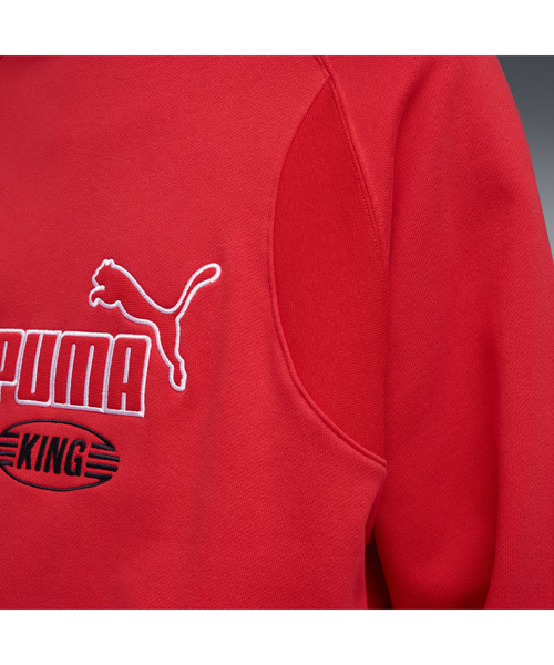 PUMA(プーマ)の「PUMA プーマ メンズ キング クルー スウェット(スウェット・メンズ・レッド/ブラック・SMALL/X-LARGE/X-SMALL/MEDIUM/LARGE)」の12枚目の写真