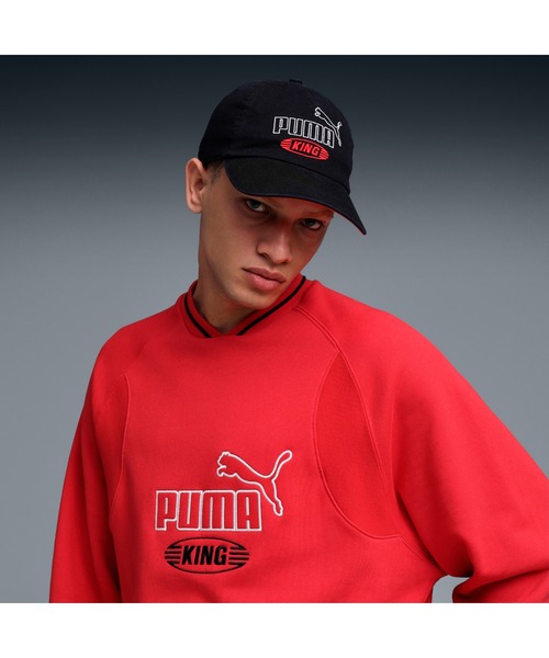 PUMA(プーマ)の「PUMA プーマ メンズ キング クルー スウェット(スウェット・メンズ・レッド/ブラック・SMALL/X-LARGE/X-SMALL/MEDIUM/LARGE)」の4枚目の写真
