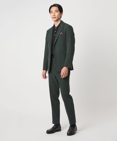 green label relaxing(グリーンレーベルリラクシング)の「A+ コーデュロイ スタンダード イージー スラックス -ウォッシャブル・ストレッチ-(スラックス・メンズ・ダークグリーン/ダークグレー/モカ・L/M/XL/S)」の4枚目の写真