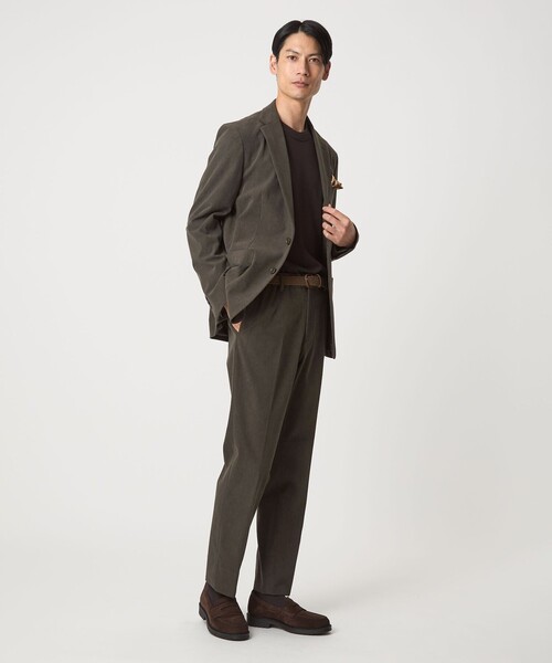 green label relaxing(グリーンレーベルリラクシング)の「A+ コーデュロイ スタンダード イージー スラックス -ウォッシャブル・ストレッチ-(スラックス・メンズ・ダークグリーン/ダークグレー/モカ・L/M/XL/S)」の6枚目の写真