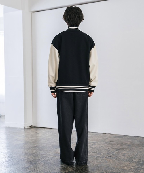 MASTERPIECE✨XL スタジャン　サーモライト　極暖　刻印スナップボタン MASTERPIECE✨XL スタジャン サーモライト 極暖 刻印スナップボタン