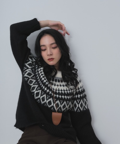 Shelly island（シェリーアイランド）の「マグネットメガネホルダーネックレス（ネックレス・レディース・ブラック/その他/ブラウン・FREE）」の8枚目の写真