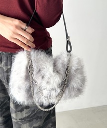 Bamm（バム）の「レオパードフェイクファーショルダーバッグ（ショルダーバッグ・レディース）」