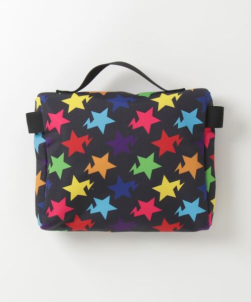 A BATHING APE（アベイシングエイプ）の「STA PATTERN MUSIC POUCH TRAVEL（ポーチ・メンズ・ブラック/ホワイト・FREE）」の7枚目の写真