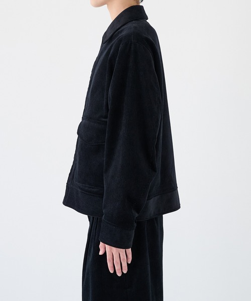 markaware（マーカウェア）の「【markaware/marka】別注 CORDUROY BLOUSON（ブルゾン・メンズ・ブラウン/ブラック・1/2）」の4枚目の写真