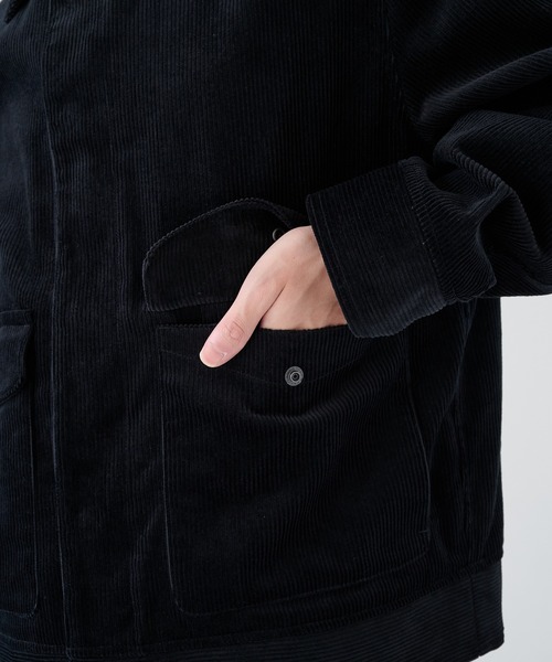 markaware（マーカウェア）の「【markaware/marka】別注 CORDUROY BLOUSON（ブルゾン・メンズ・ブラウン/ブラック・1/2）」の8枚目の写真