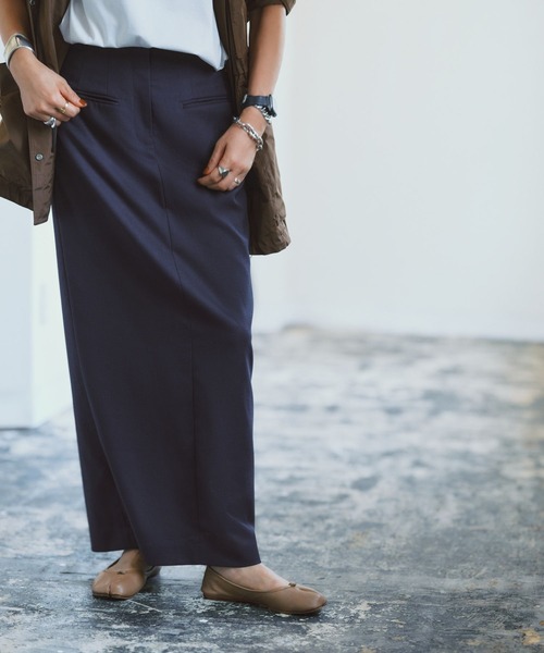 坪田あさみさんコラボ】ストレートスカート（スカート）｜A part